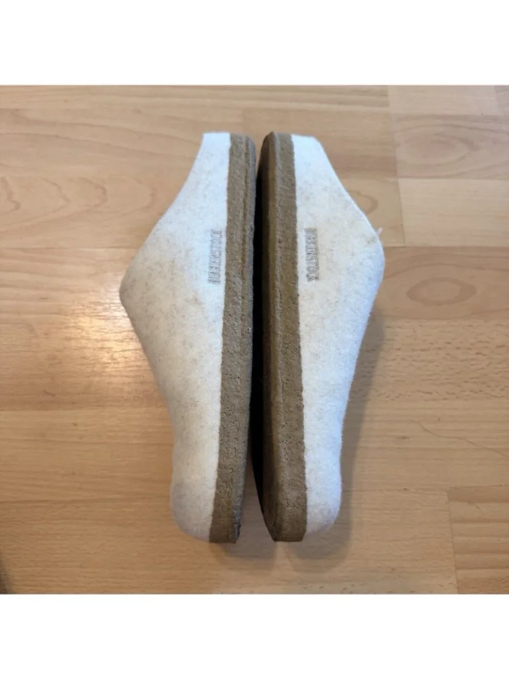 BIRKENSTOCK  Zermatt  Genuine Shearling Lined Ivory Slipper Size 41 L 10